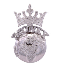 999431 | 925 Silver Moissanite Rhodium Pendant
