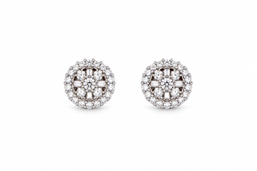 999551 | 925 Moissanite Rhodium Earring