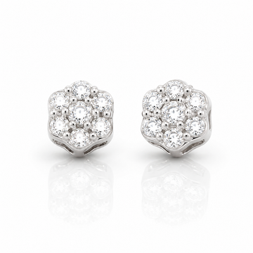 9911181 | Moissanite Rhodium Earrings