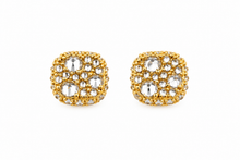 9100292 | 0.83 CTW Brass Moissanite Gold Earring