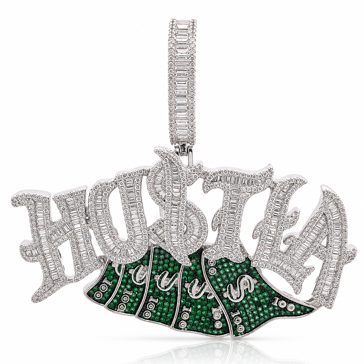 916341 | Brass Rhodium Plated Pendant