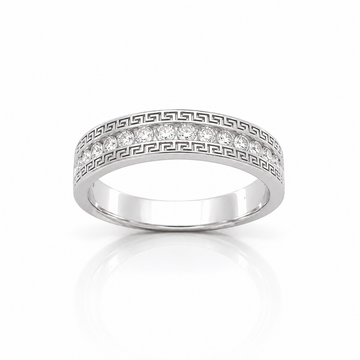 9911421 | 925 Moissanite Rhodium Ring