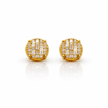 999522 | 925 Moissanite Gold Earring