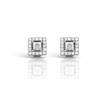 999611 | 925 Moissanite Rhodium Earring