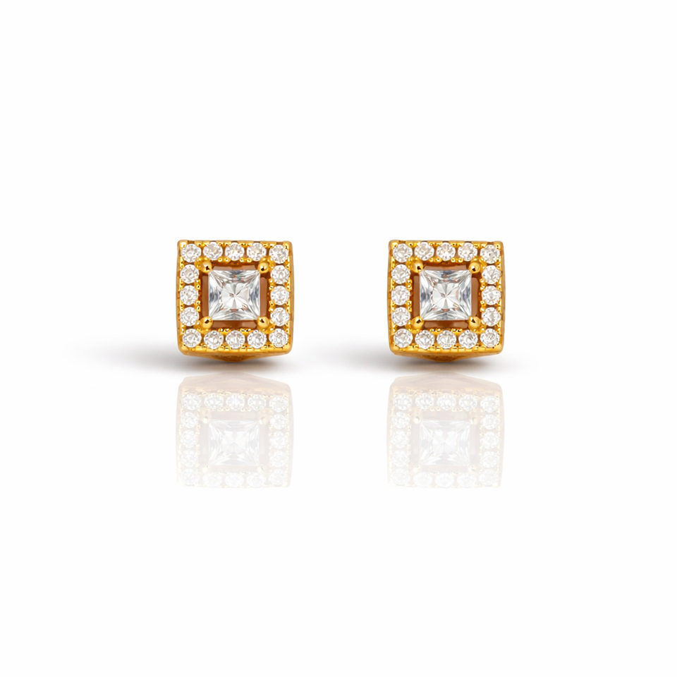 999462 | 925 Moissanite Gold Earring