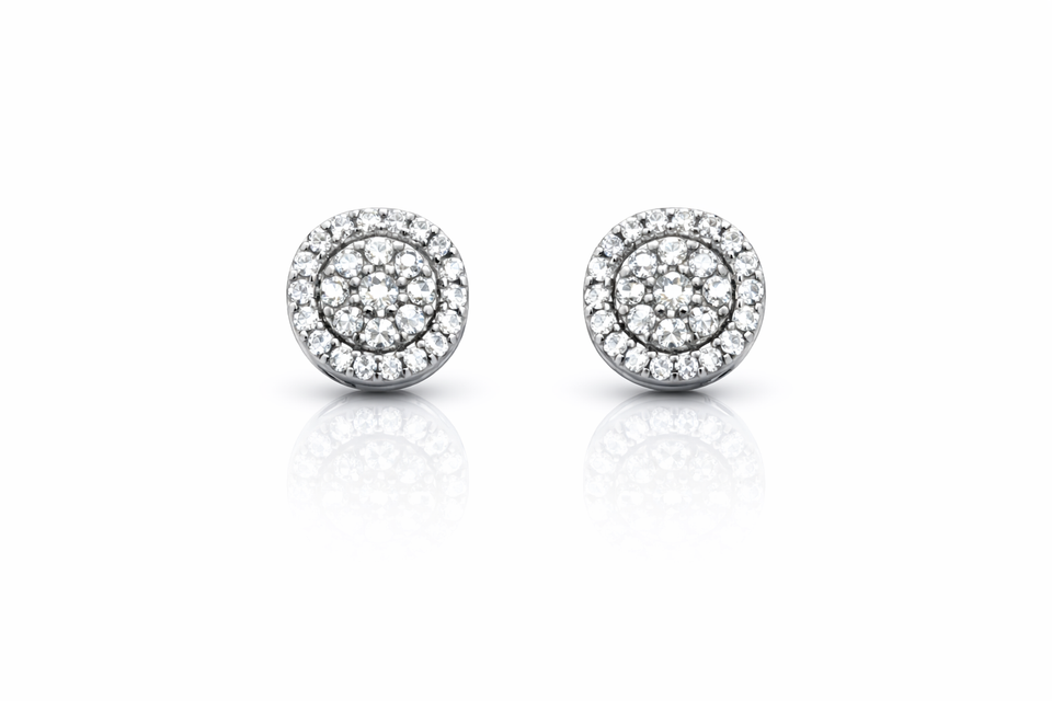 999491 | 925 Moissanite Rhodium Earring