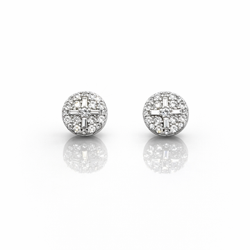 999651 | 925 Moissanite Rhodium Earring