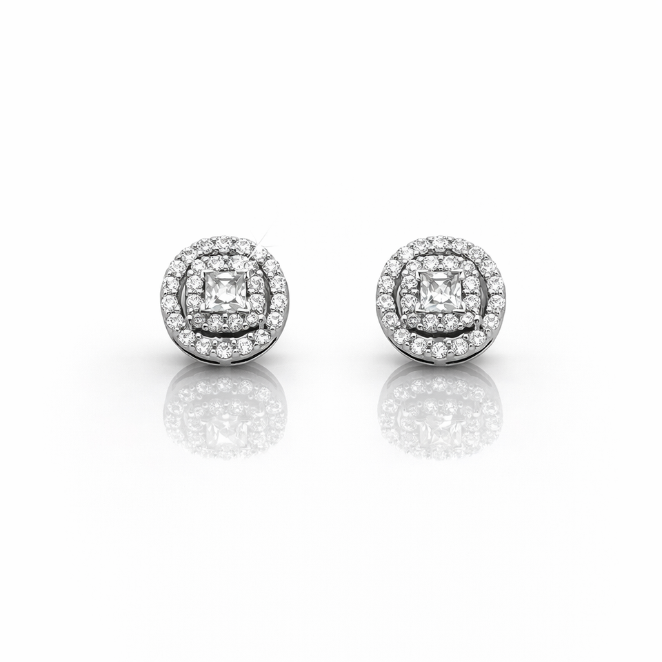 999541 | 925 Moissanite Rhodium Earring