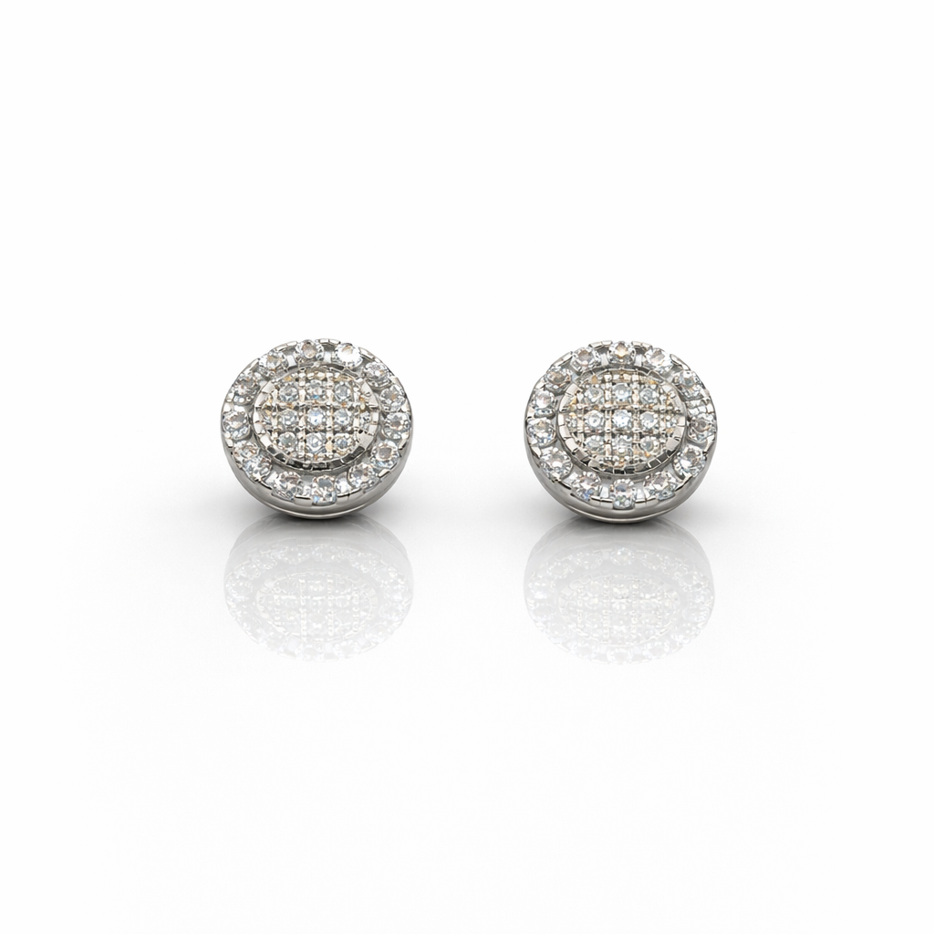 999511 | 925 Moissanite Rhodium Earring