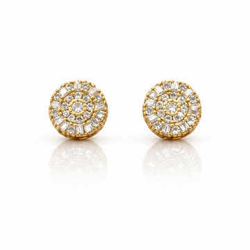 999592 | 925 Moissanite Gold Earring