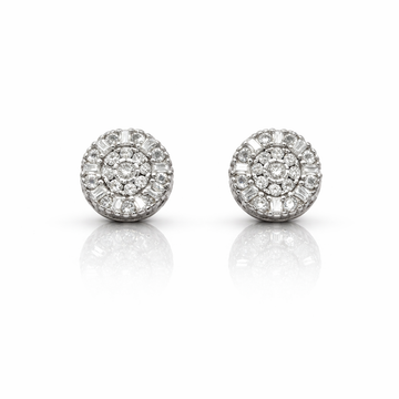 999591 | 925 Moissanite Rhodium Earring
