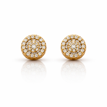 999682 | 925 Moissanite Gold Earring