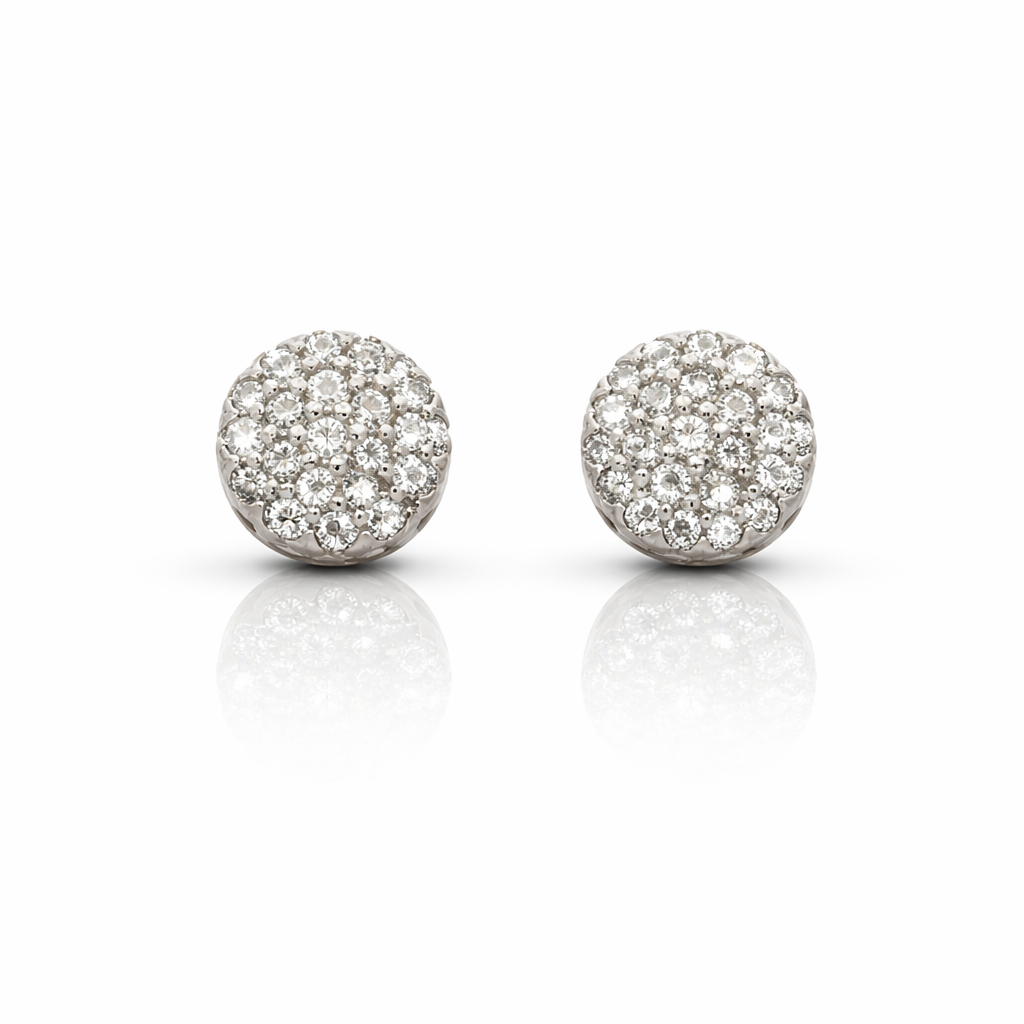 999601 | 925 Moissanite Rhodium Earring