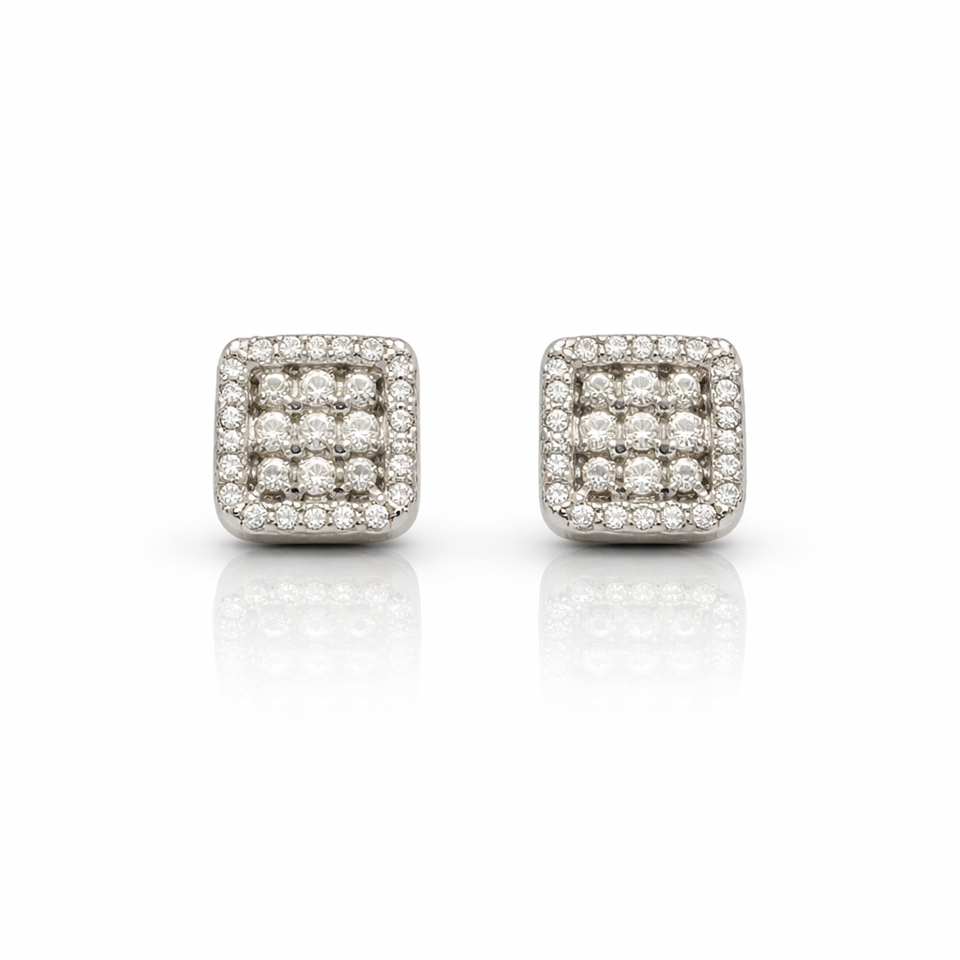 999441 | 925 Moissanite Rhodium Earring