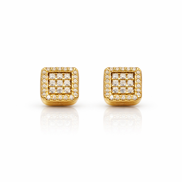 999442 | 925 Moissanite Gold Earring