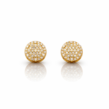 999482 | 925 Moissanite Gold Earring