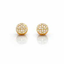 999652 | 925 Moissanite Gold Earring