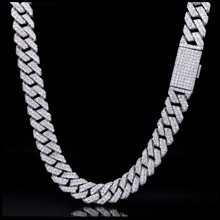 RENAZA 10MM RHODIUM MOISSANITE ICED OUT CUBAN I 994461