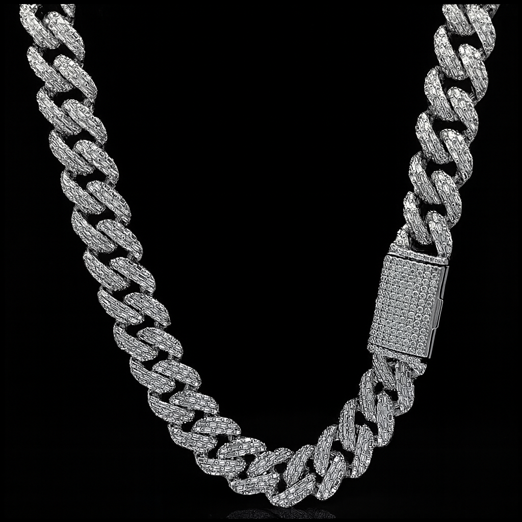 CAELUS 12MM MOISSANITE CUBAN CHAIN  |  995741