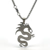 LUNARIS STEEL RHODIUM NECKLACE I D9124