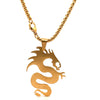 LUNARIS STEEL GOLD NECKLACE I D9124