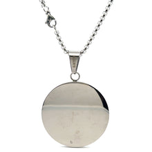 DEPHINE STEEL RHODIUM NECKLACE I D93107