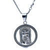 MARCELLIA STEEL RHODIUM NECKLACE I D94013