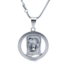 MARCELLIA STEEL RHODIUM NECKLACE I D94013