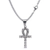 EVERIA STEEL RHODIUM NECKLACE I D94036