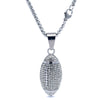 ASTORIA STEEL RHODIUM NECKLACE I D94285