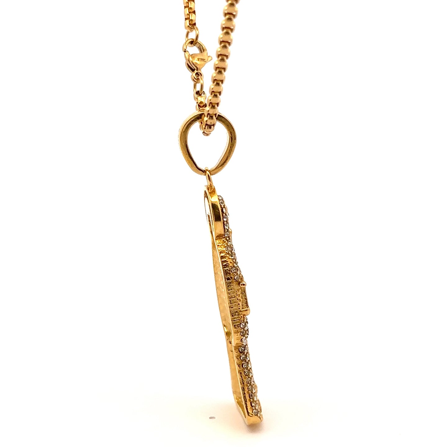 ASTRID STEEL GOLD NECKLACE I D94289