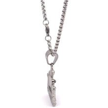 AVELINE STEEL RHODIUM NECKLACE I D94315