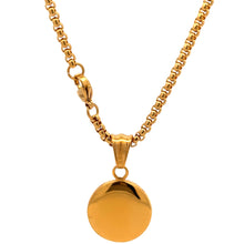 MARISELA STEEL GOLD NECKLACE I D94327