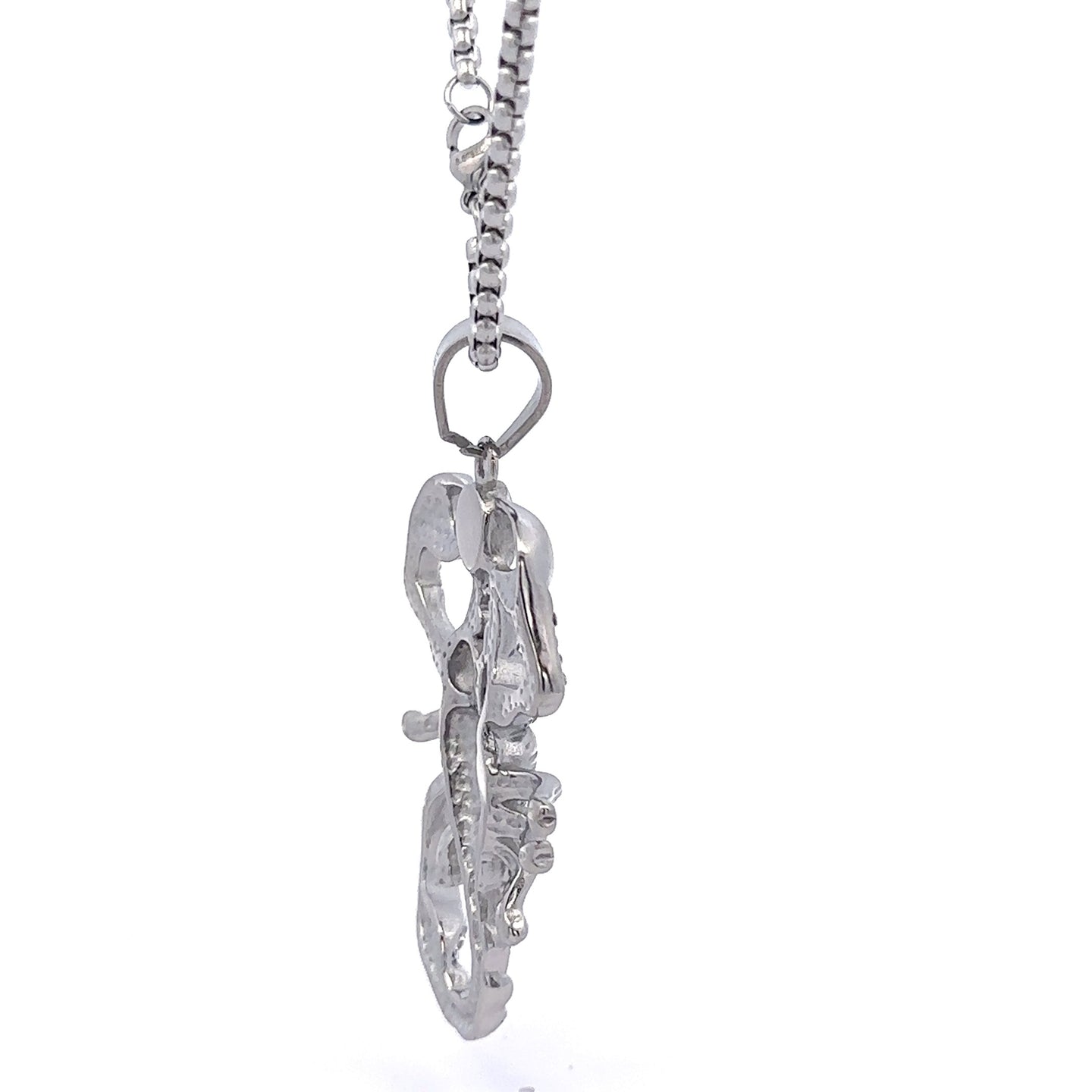 ARIANWEN STEEL RHODIUM NECKLACE I D94364
