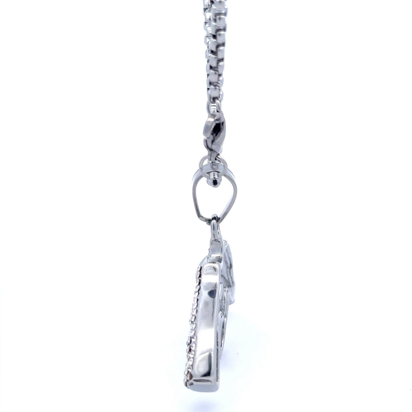 ILYRIA STEEL RHODIUM NECKLACE I D94382