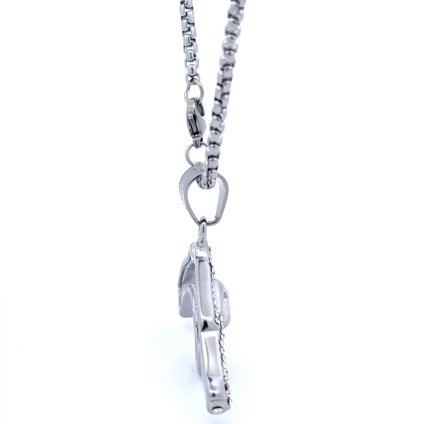 ILYRIA STEEL RHODIUM NECKLACE I D94382