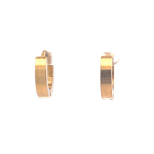 GALDRIN GOLD STEEL ICED OUT EARRINGS I SE03G