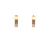 GALDRIN GOLD STEEL ICED OUT EARRINGS I SE03G