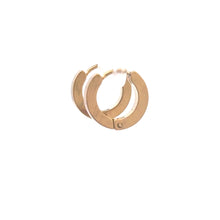 GALDRIN GOLD STEEL ICED OUT EARRINGS I SE03G