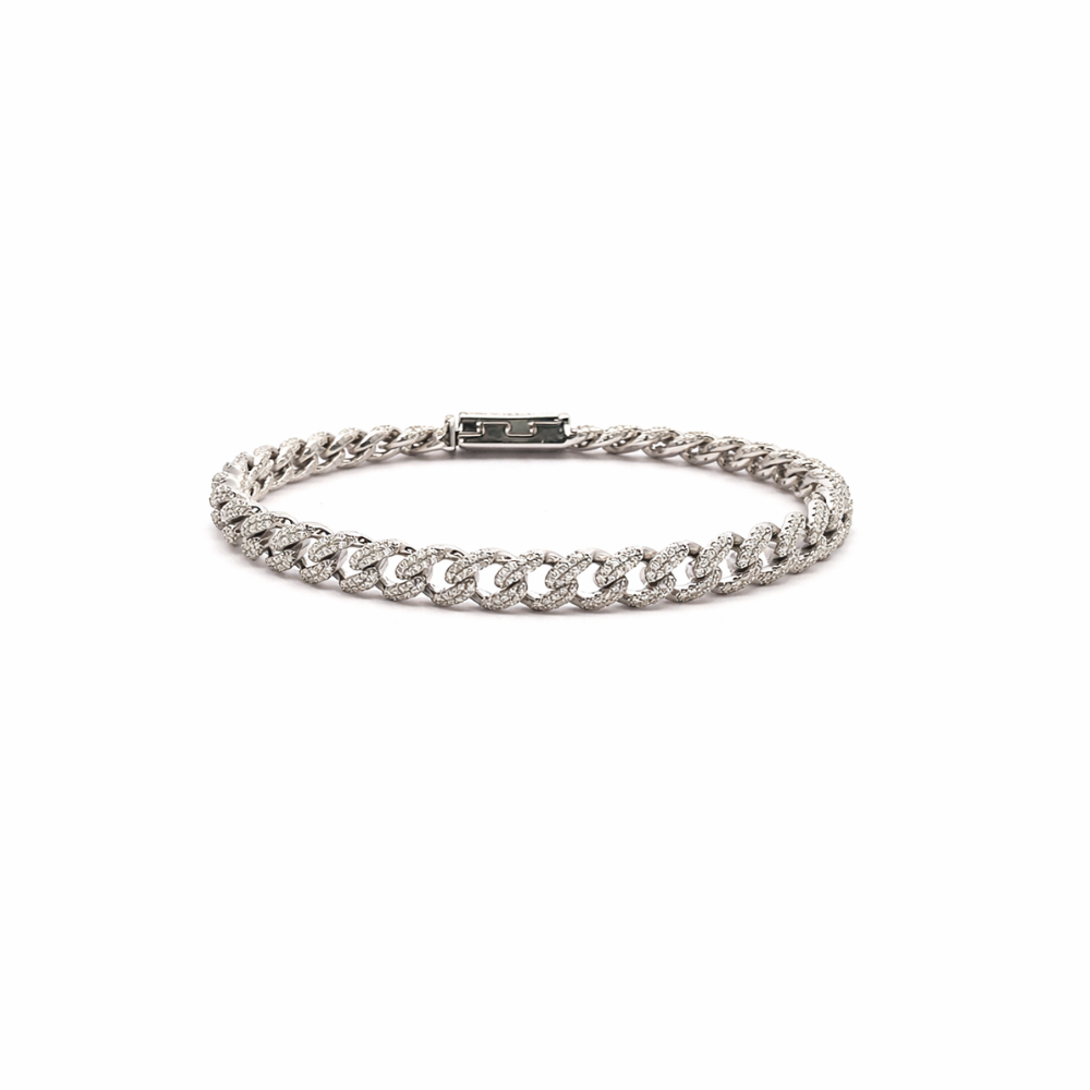QUINOXITE 8MM 925 CZ CUBAN BRACELET | 9221931