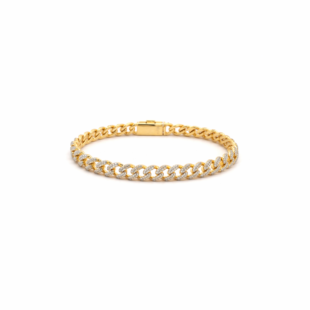 QUINOXITE 8MM 925 CZ CUBAN BRACELET | 9221932