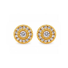 9100342 | 0.68 CTW Brass Moissanite Gold Earring