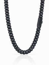 962933 | Brass CZ Black 14mm Stallion Cuban Chain