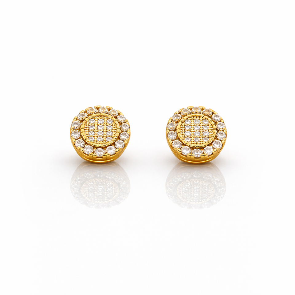 999512 | 925 Moissanite Gold Earring