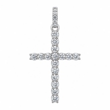 9912241 | 5.12 CTW 925 Silver Moissanite Rhodium Pendant
