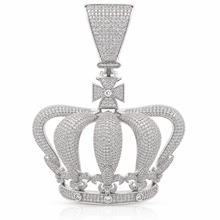 916571 | Brass Rhodium Plated Pendant