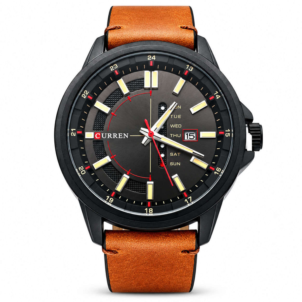 5413429 | Executive Leather Brown + Black Watch