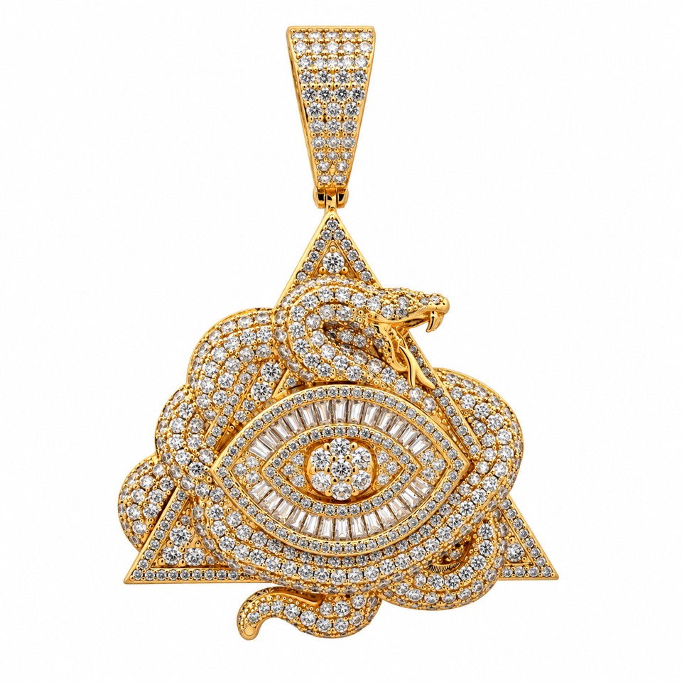 916852 | Brass Gold Pendant