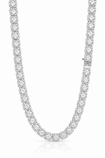 9911281 | Brass Moissanite Rhodium Plated 20