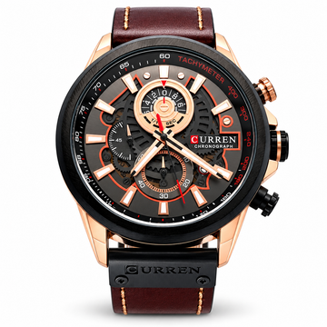 541688 | Executive Leather Brown + Black Watch